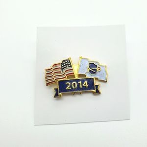 2014 flags pin